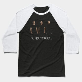 Supernatural Jared Jensen Misha Baseball T-Shirt